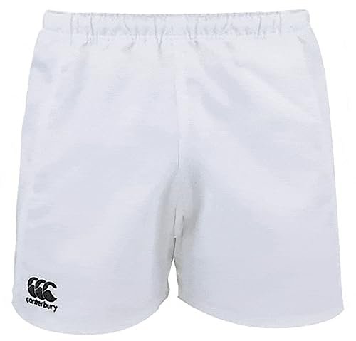 Canterbury Advantage Rugby - Pantalones Cortos para niño, Niños, Color Blanco, tamaño 8