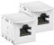 mumbi CAT.6 Ethernet Modular Kupplung/ RJ45 Netzwerkkabel Buchse/Adapter für Cat6 Kabel (2 Stück)