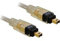 DeLOCK 82572 FireWire-Kabel 3m transparent