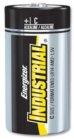 Energizer Industrial 632049 Batterien, lange Lebensdauer, C, LR14, 1,5 V, 12 Stück