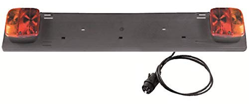 Peruzzo PE 394 Rücklichtleiste für Nummernschild mit Scheinwerfer und 7-poligem Stecker