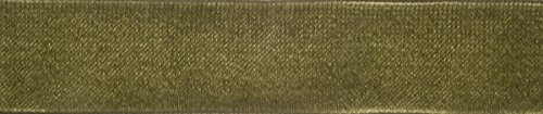 Berisfords Velvet Ribbon Moss 56mm x 10m - Nylon Craft Ribbon for Sewing, Gift Wrapping and Hair Accessories