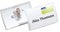 Durable Namensschild Click Fold, mit Kombiklemme, 54 x 90 mm, Packung à 5 Stück, 869319