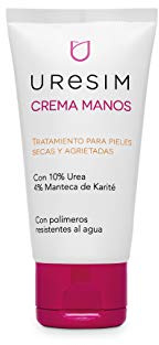 Uresim cream for dry, chapped hands is a protective emulsion and recuperating skin of the hands, has a high concentration of urea, moisturizing and smoothing the surface horny layer of the skin immediately restoring the natural balance of it. Indicated for hydration and comprehensive hand care and prevention of skin alterations in the hands of external agents, its formula is dermatologically tested. Package of 50 ml.