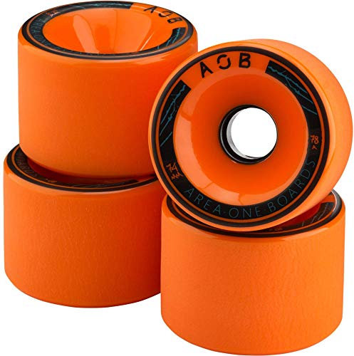 AOB Longboard Rollen, 78A, orange, One Sitze