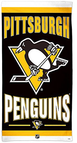 WinCraft NHL Pittsburgh Penguins Strandtuch, Team-Farbe, Einheitsgröße