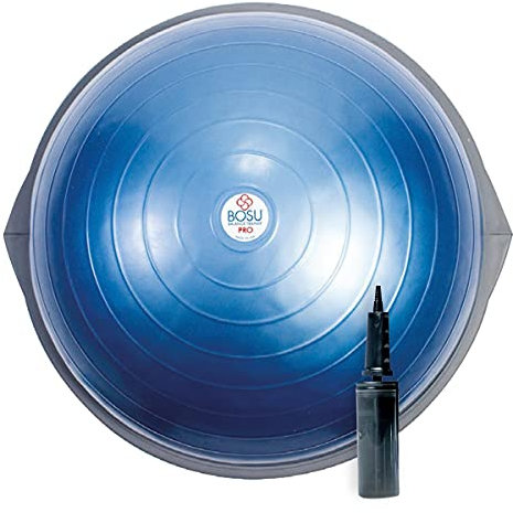 BOSU Professionell Professional – ohne Anleitung, etc. Pumpe (kein DVD/Buch), blau, L
