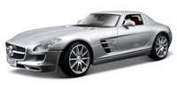 Maisto Mercedes SLS AMG Silber Coupe MODELLAUTO 1:18 36196S