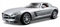 Maisto Mercedes SLS AMG Silber Coupe MODELLAUTO 1:18 36196S