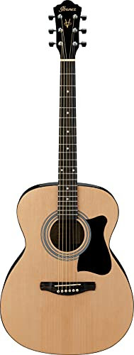 Ibanez Jam Pack VC50NJP-NT Acoustic Guitar Starter Package - with Chromatic Tuner/Strap/Gig Bag/Plectra/Accessory Pouch - Grand Concert - Natural Hi-Gloss