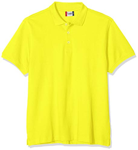 CliQue Herren Classic Lincoln Polo Polohemd, Grün (Sichtbarkeit), XL