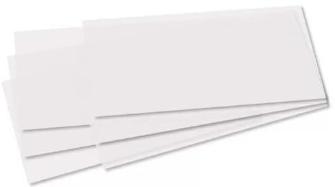 CREATIV DISCOUNT Laternenzuschnitte, 15,5x37 cm, 25 Bogen, weiß