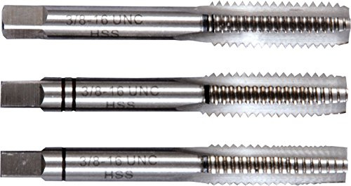 Projahn Handgewindebohrersatz 3 teilig HSS-G DIN 352 UNC 5/16 Zoll 93802