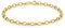 CARISSIMA Damen-Armband 9 Karat 375 Gelbgold Oval Belcher 7.5 1.24.7102