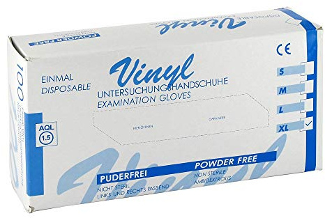 Dahlhausen VINYL Handschuhe ungepudert Gr.XL 100 St
