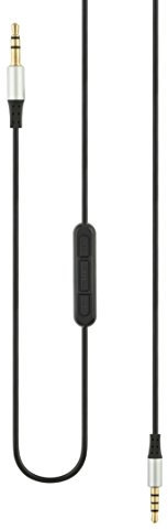 AGS Retail Ltd Compatible Audio Cable Replacement for Skullcandy Crusher, AVIATOR 2.0, HESH 2.0 - Black, 1.2m Headphone Cable with Remote, Mic | Audio and Video Accessories