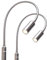3W LED Bettleuchte dimmbar Leseleuchte Nachttischlampe Bettlampe Leselampe, Auswahl:2er Set chrom