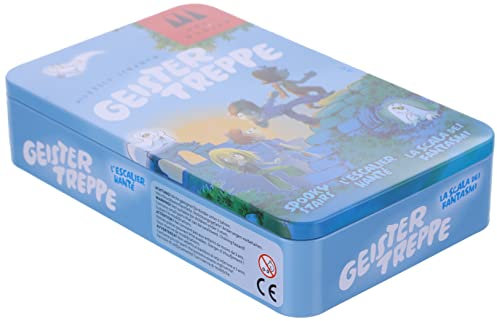 Schmidt Spiele 54402 Geistertreppe, Drei Magier Reisespiel in der Metalldose