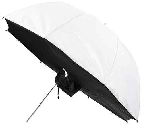 Walimex Schirmsoftbox Durchlicht Ø 72 cm, Lichtformer faltbar für Studio und On Location, Softbox für weiches Licht, Fotoschirm passend für Studioblitze
