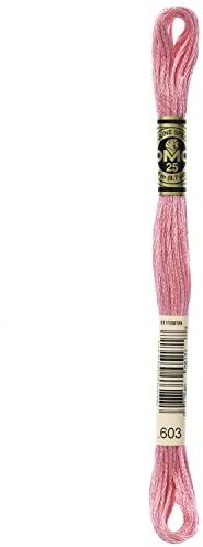 Art.117 1 box No. 25 embroidery thread DMC (12 bundle input) col.603 (japan import)