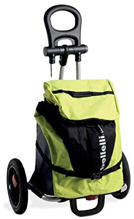 Bellelli B-tourist Wheelie shopping bag bike trailer Max. Load 25 kg , Lime