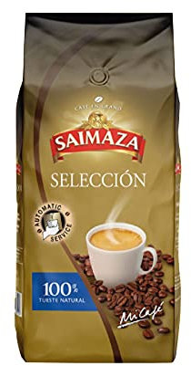 Saimaza - Seleccion café en grano, tueste 100% natural 1Kg en Atmósfera protectora