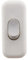 Zenitech - Interruptor Unipolar 2A - Instalación en Pared - Compatible con Circuitos de Iluminación - Diseño Discreto para Interior - Material Resistente en Plástico - Blanco