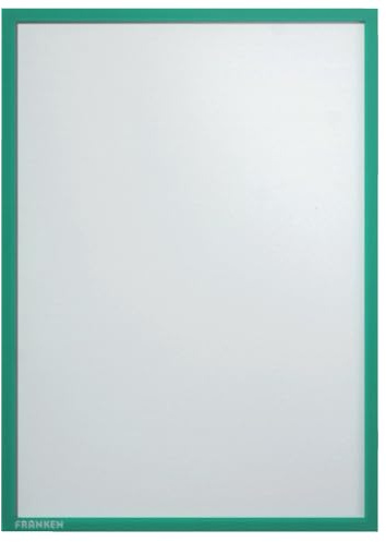 FRANKEN Dokumentenhalter Frame It X-tra!Line, DIN A4, selbstklebend, grün, ITSA4S 02