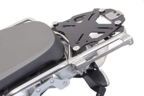 SW-MOTECH Motorrad-Gepäckträger Universal-Adapterplatte für TRAX Alu Topcase, Unisex, Multipurpose, Ganzjährig, Stahl, schwarz