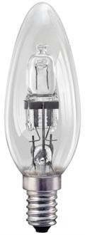 10 x 18W = 25W Equivalent SES E14 Small Screw Cap Clear Low Energy Saving Halogen Candle Lamps