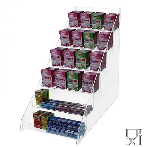 Avà srl Theken-Bonbon-Schütte aus Plexiglass, transparent, à 6 Etagen