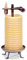 Candle by the Hour 48-Hour Self-Extinguishing Cera de Abeja Natural ecológica con Mecha de algodón, Amarillo, Tall Candle
