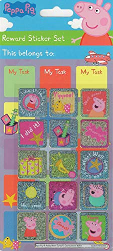 PEPPA PIG Large Reward Stickers Spielzeug zum Stapeln und Zusammenstecken, mehrfarbig (01.70.11.005)