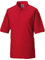 Russell Mens Classic Short Sleeve Polycotton Polo Shirt (M) (Bright Red)