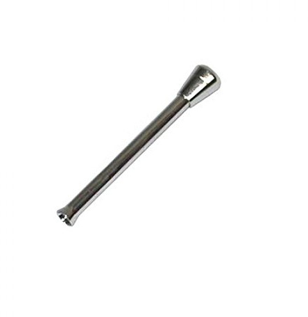 Ziehrohr Chrom mit Knopf