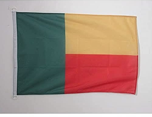 AZ FLAG - Flagge Benin - 90x60 cm - Beninische Fahne 60 x 90 Cm Aussenverwendung - Flaggen
