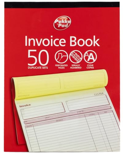 Pukka Pad, Duplicate Invoice Book 214 x 273mm