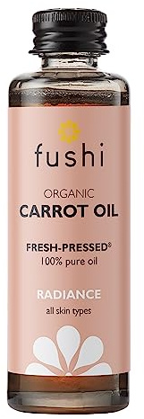 Fushi Carrot Oil, Fresh-Pressed, Rich In Beta Carotene, Vitamins A, B, C, D And E And Essential Fatty Acids, Best For Sun Damage Skin, Parched Skin & Fine Lines, Manufactured In The Uk