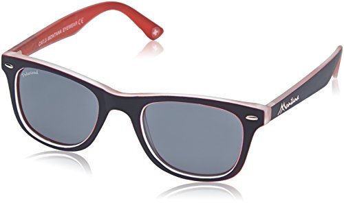 Montana Eyewear Sunoptic MP41J Sonnenbrille in schwarz, inklusive Stoffbeutel