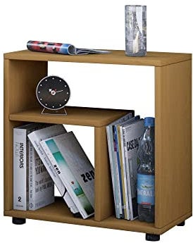 VCM Holz Beistelltisch | Couchtisch schlicht | Maße H. 55 x B. 50 x T. 30 cm | Nachttisch | Kaffeetisch - Zeito Buche