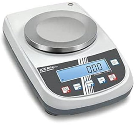 KERN Serie PLJ Analytische Präzisionswaage, 3100g Wägebereich, 0,01g Ablesbarkeit, 210mm x 340mm x 100mm