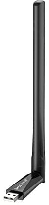 BrosTrend Clé USB WiFi Linux 650Mbps pour Ubuntu, Mint, Kali, Debian, Kubuntu, Mate, Zorin, PureOS, Raspberry Pi 2+, Windows, Adaptateur Dongle Bi-Bande 5GHz / 2.4GHz, Antenne Wi-Fi Longue Portée