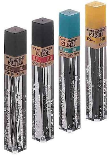 Pentel C505-4H Druckbleistift-Mine HI-POLYMER SUPER, Härtegrad: 4H