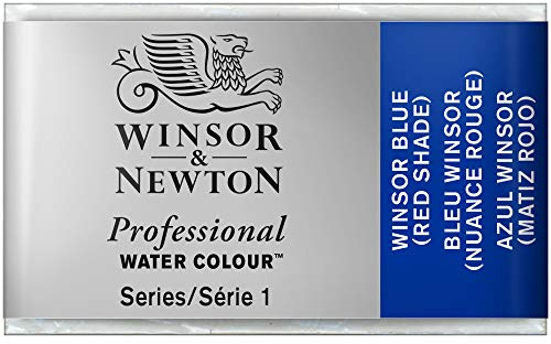 Winsor & Newton Professional Water Colour Paint Whole Pan, Winsor Blue Red Shade