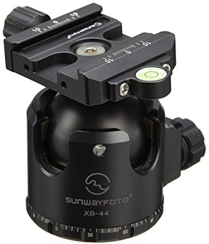 SUNWAYFOTO XB-44 Stativ-Kugelkopf, Arca-kompatibel, niedriges COG, 40 kg, maximale Belastung XB44 Sunway