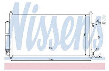 Nissens 94893 Kondensator, Klimaanlage