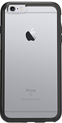 OtterBox Symmetry Clear hoch-transparente sturzsichere Schutzhülle für Apple iPhone 6 / 6s, Schwarz Crystal