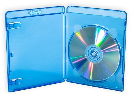 25 x Blu-Ray 14mm Storage Cases for Single (1) Disc With Logo (Pack of 25)