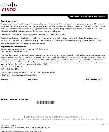 Cisco ASA 5500 UC Proxy 24 Session License