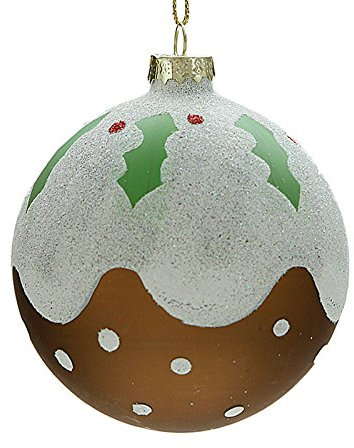 03860 Weihnachtspuddingkugel: Mehrfarbig